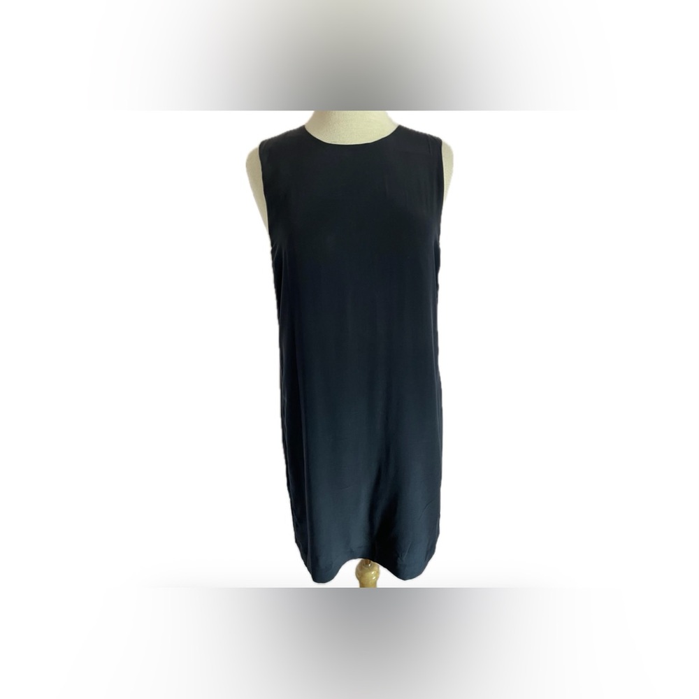 Cynthia Rowley Sleeveless Navy Silk Dress